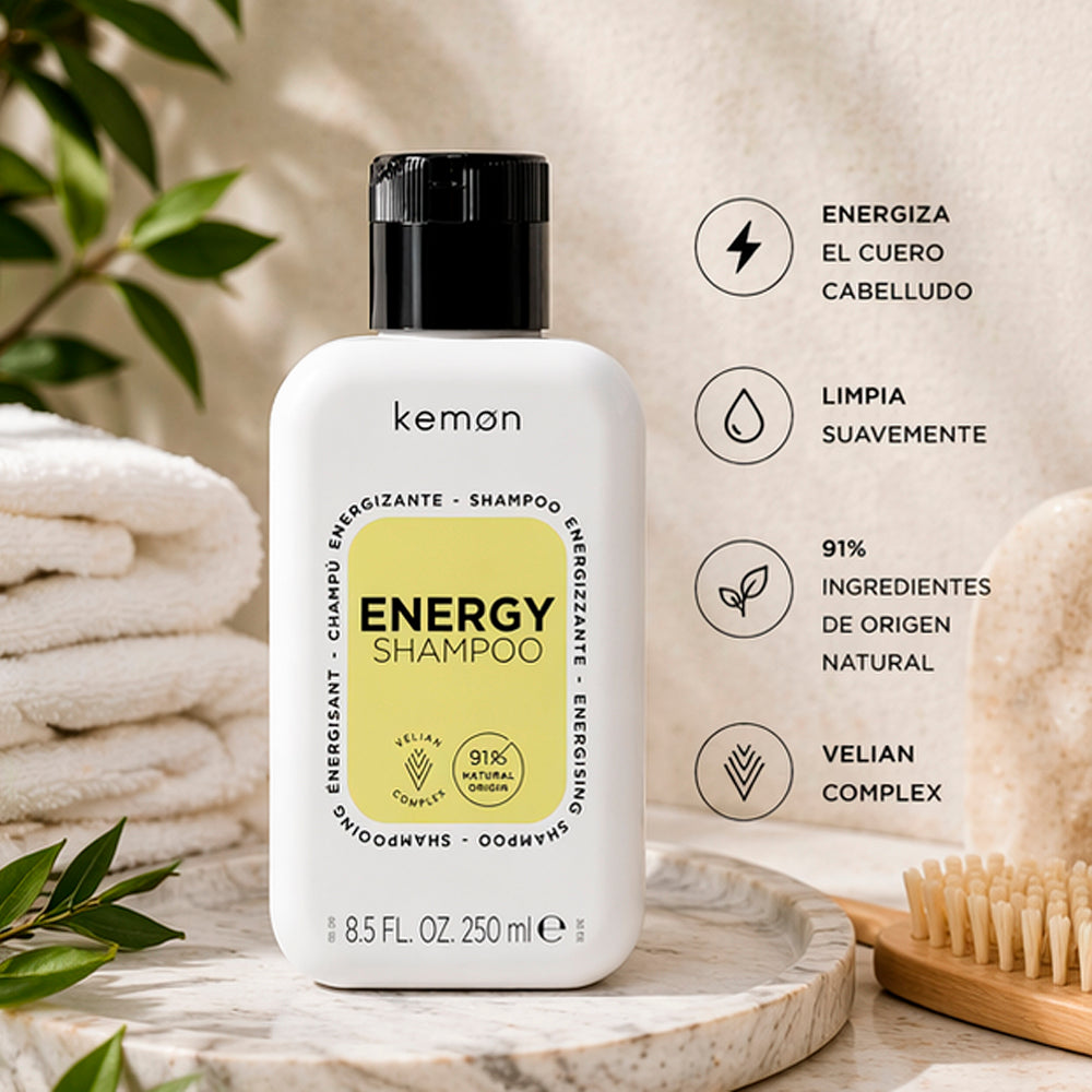 Kemon - Champú Energizante Hair Care Energy 250 ml