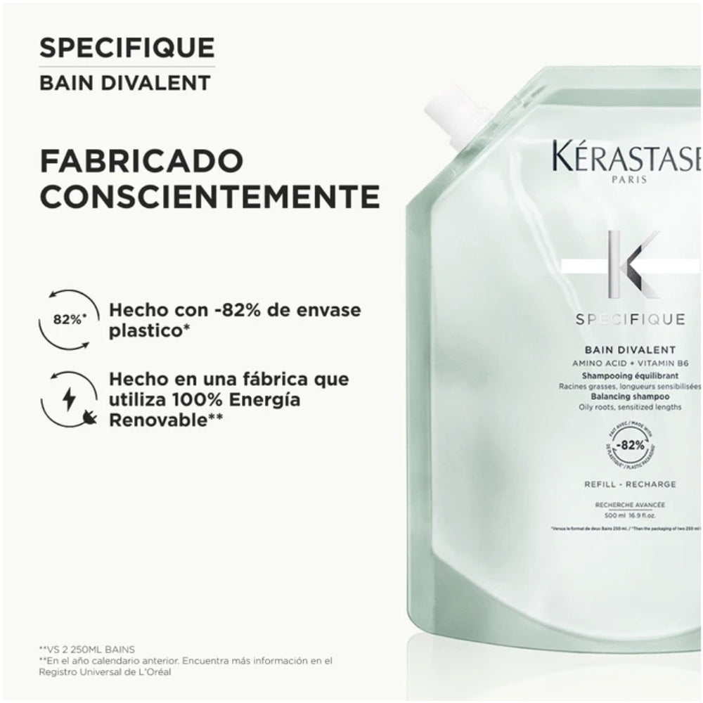 Kérastase - Spécifique Champú Bain Divalent Refill 500 ml