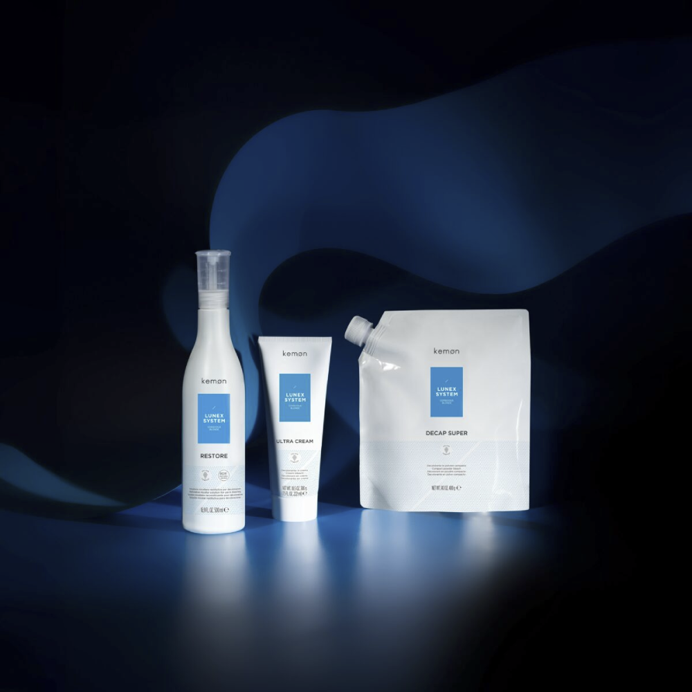 Kemon - Lunex System Light Kit Tratamiento Cosmético Aclarante 90 ml + 180 ml