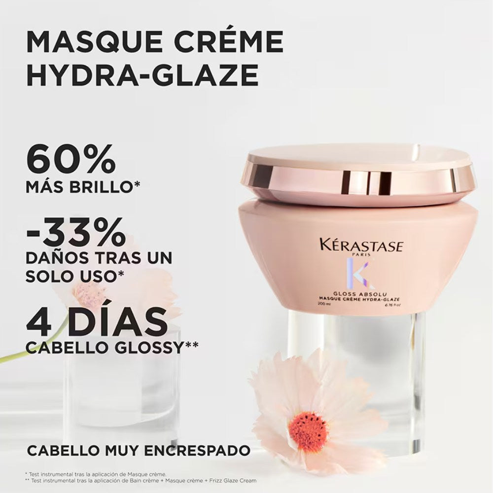 Kérastase - Gloss Absolu Mascarilla Masque Crème Hydra-Glaze 200 ml