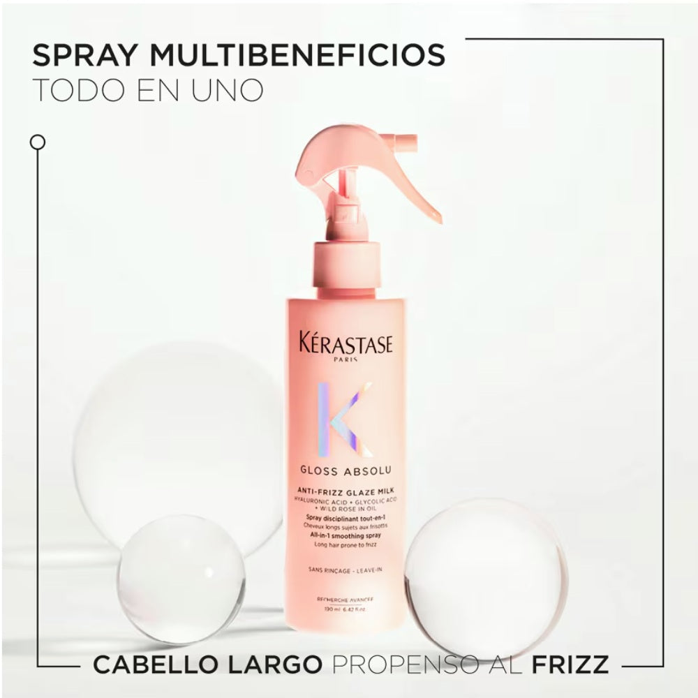 Kérastase - Gloss Absolu Spray Suavizante Anti-Frizz Glaze Milk 190 ml