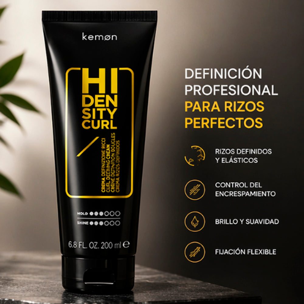 Kemon - Crema Definición de Rizos Hair Style Hi Density Curl 200 ml