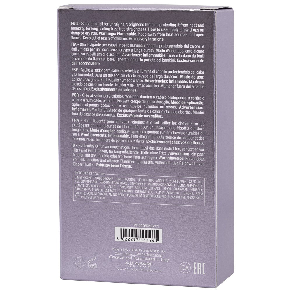 Alfaparf - Aceite Alisador Semi di Lino Smooth Smoothing 100 ml