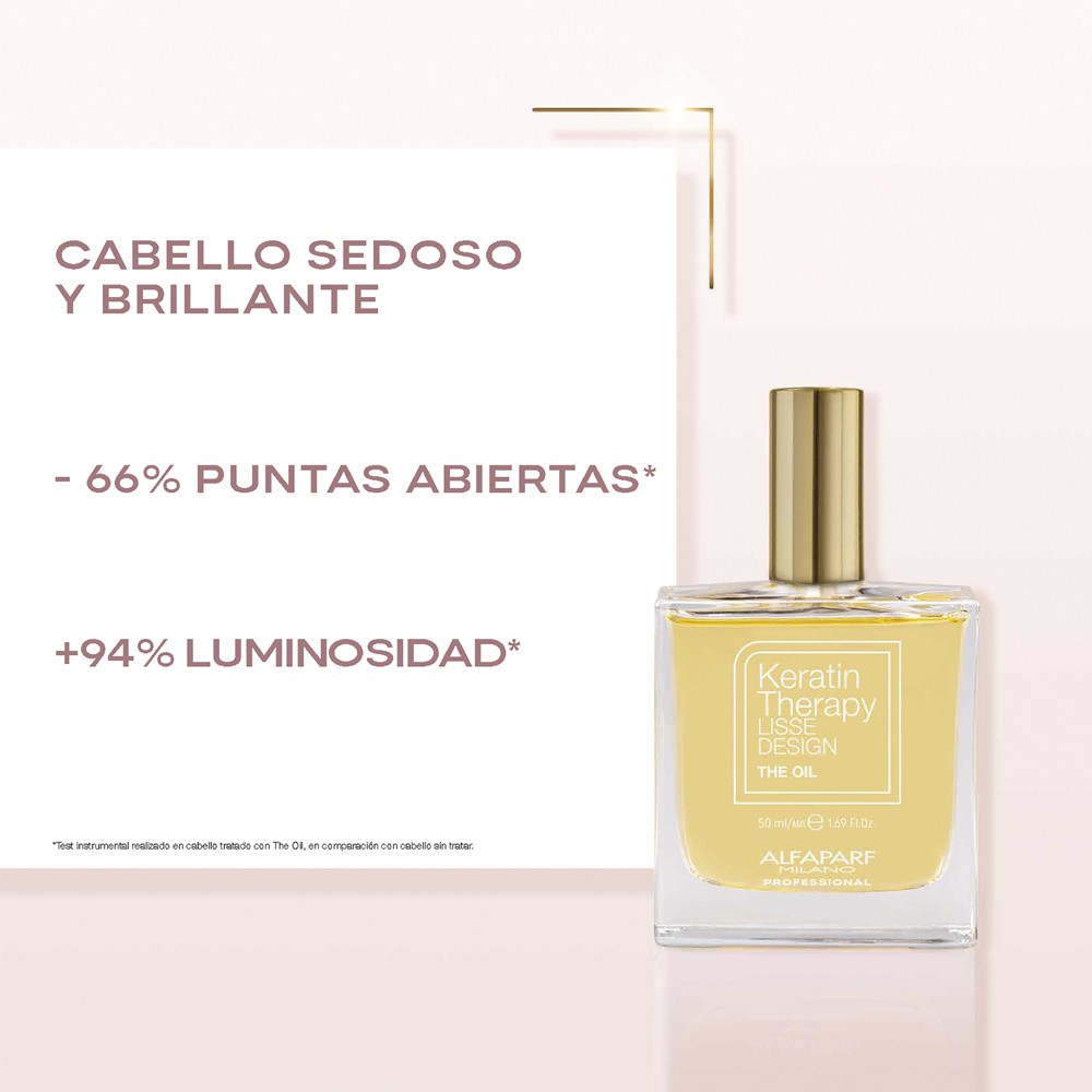 Alfaparf - Aceite Elixir Efecto Seda Keratin Therapy Lisse Design The Oil 50 ml