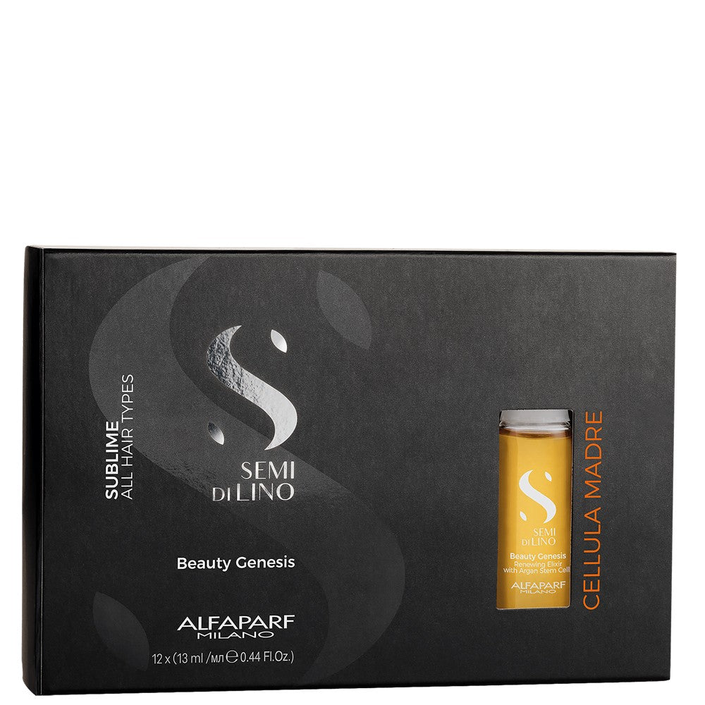 Alfaparf - Semi di Lino Sublime Tratamiento Elixir Renovador Células Madre 12 x 13 ml