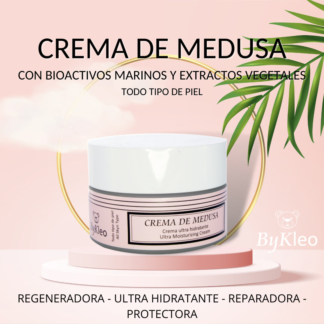 ByKleo - Crema Facial ultrahidratante rica en proteinas de origen marino (mucina de medusa) 50 ml