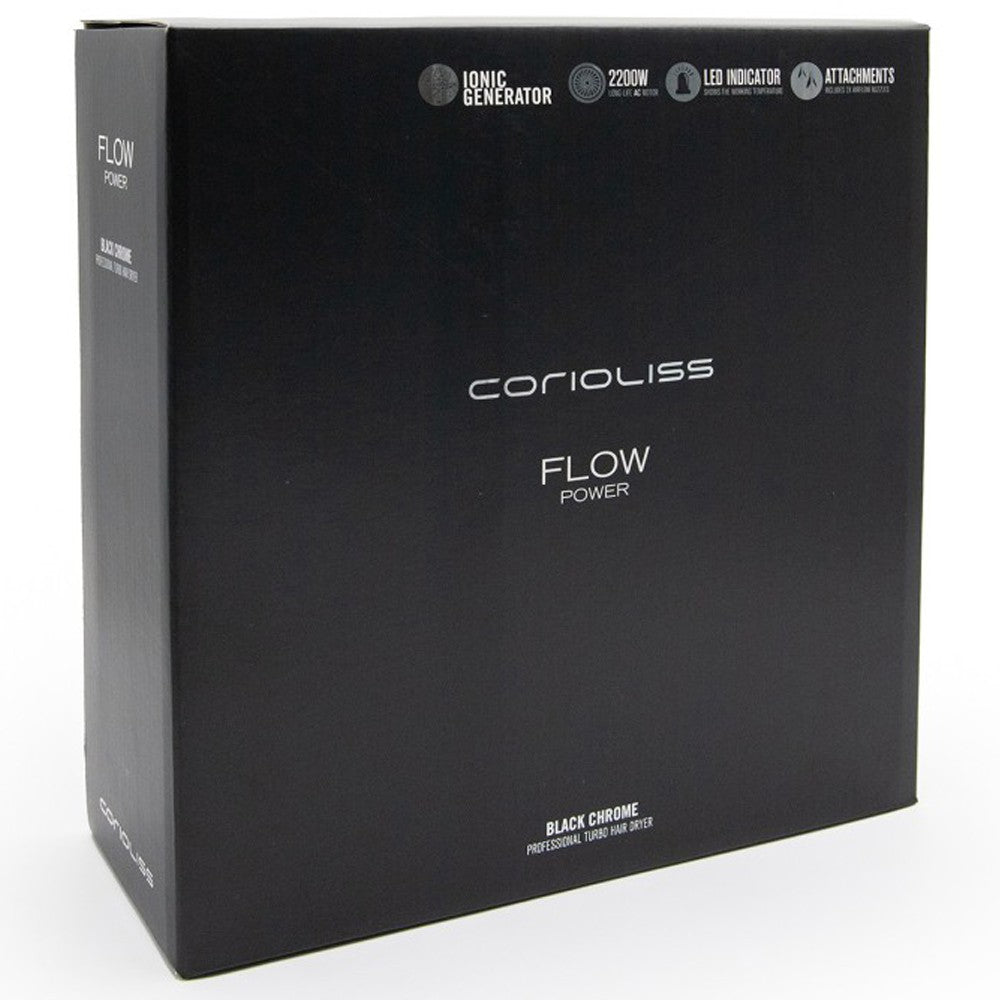 Corioliss - Secador Flow Power Black Chrome