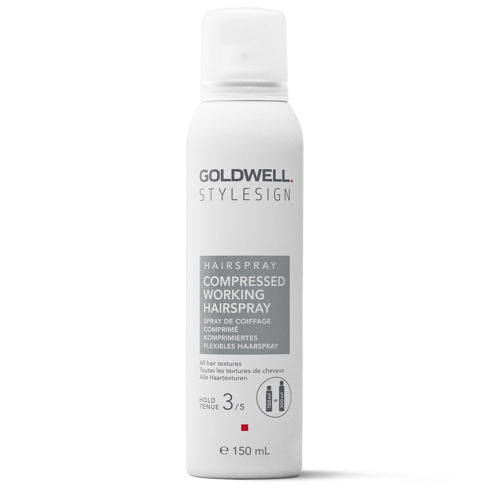 Goldwell - Laca Concentrada de Fijación Flexible Stylesign Hairspray Compressed Working Hairspray 150 ml