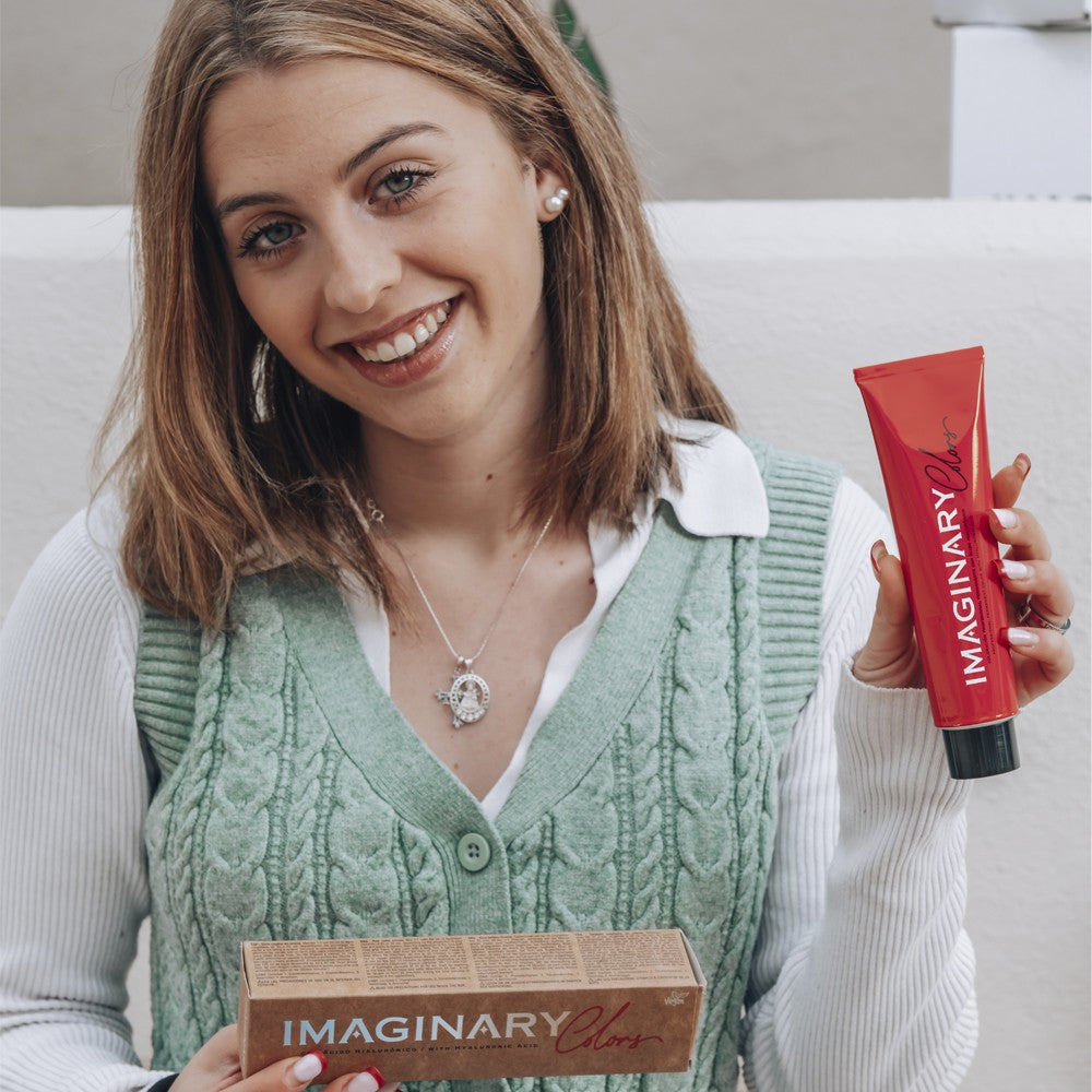 Imaginary Colors - Tinte Permanente Color Ceniza 9-19 Rubio Tierra Muy Claro 100 ml