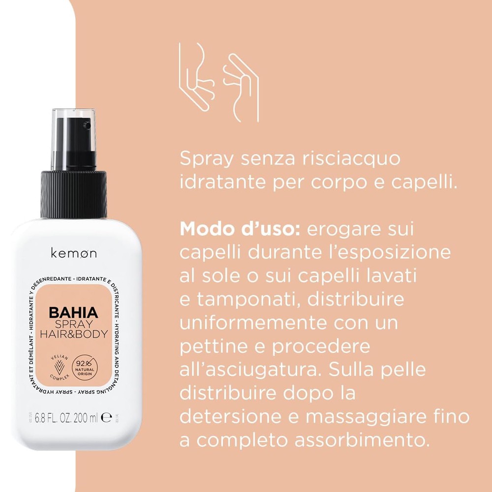 Kemon - Spray Solar Hair Care Bahia Hair & Body 200 ml