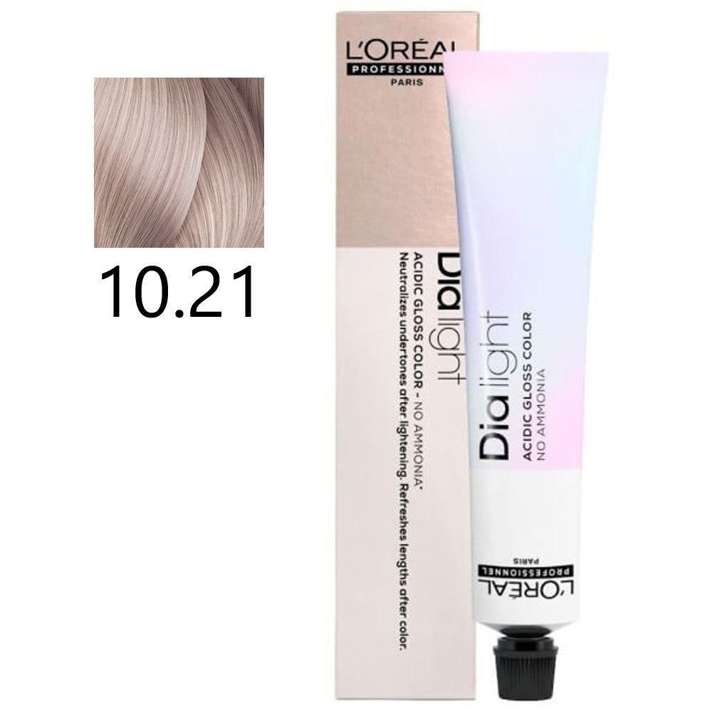L'Oréal Professionnel - Milkshake Rubio Platino Irisado Ceniza 10.21 Dia Light 50 ml