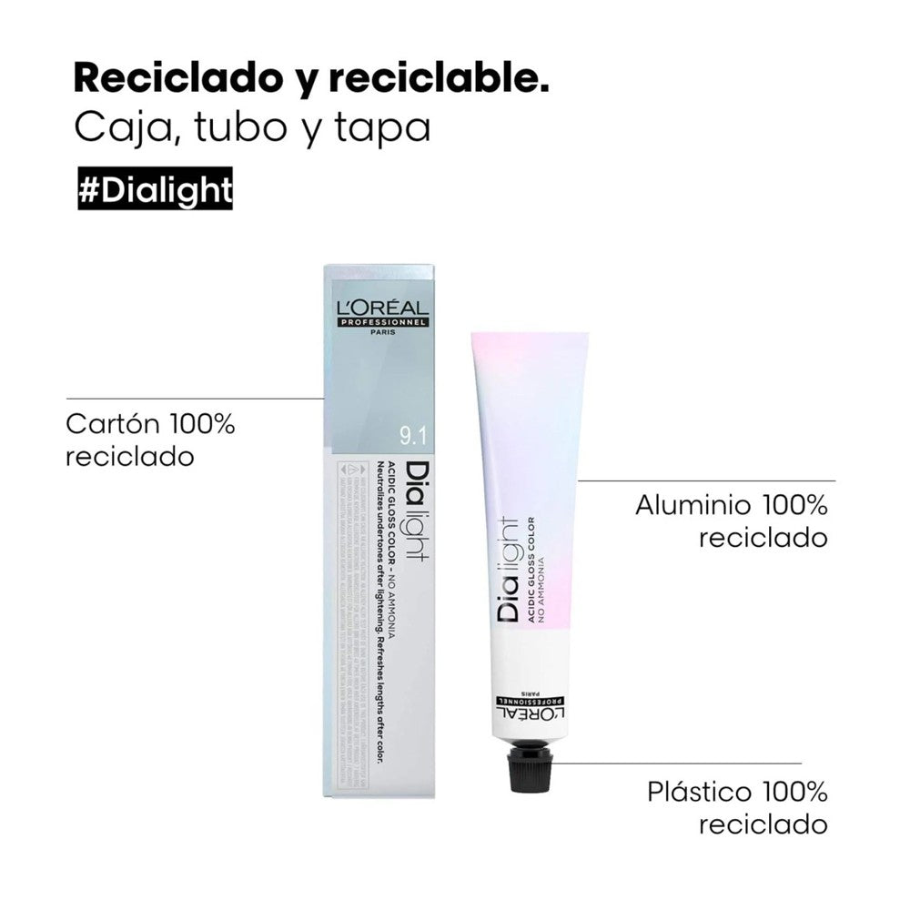L'Oréal Professionnel - Milkshake Rubio Platino Irisado Ceniza 10.21 Dia Light 50 ml