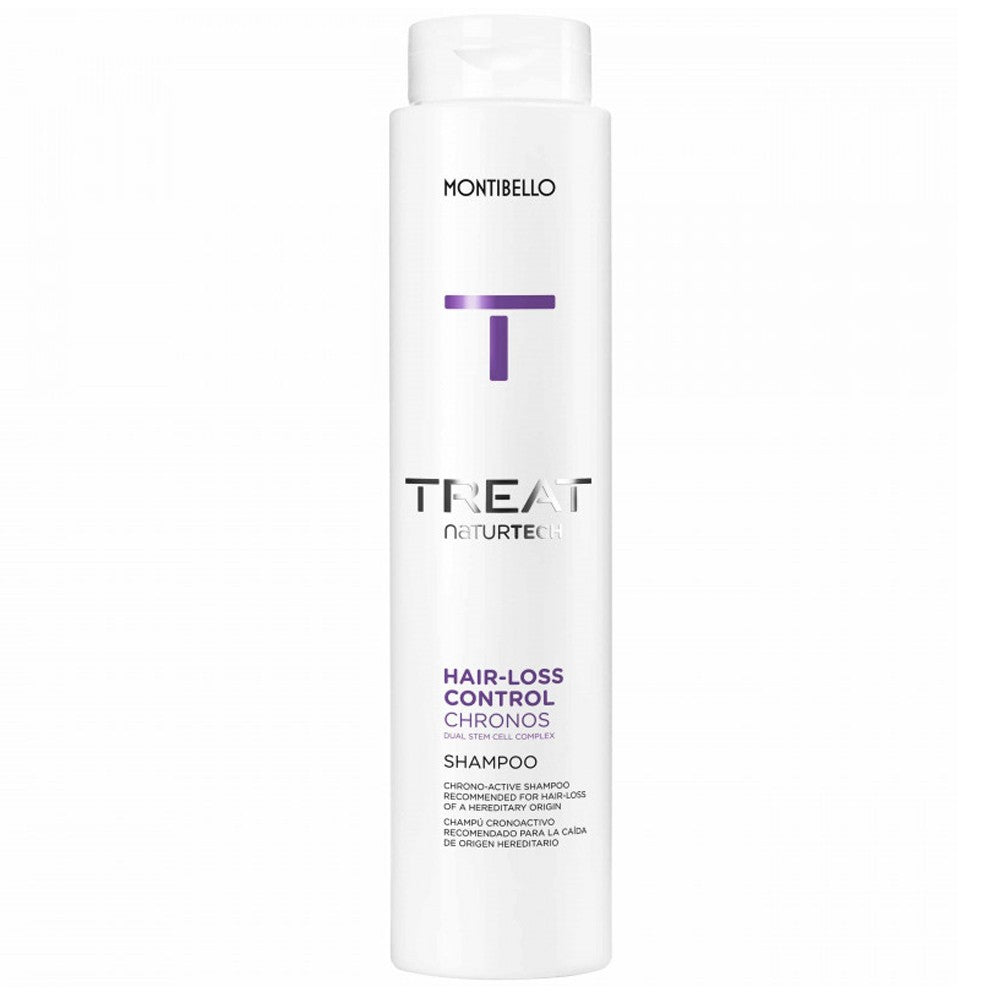 Montibello - Champú Anticaída Treat NaturTech Hair-Loss Control Chronos 300 ml