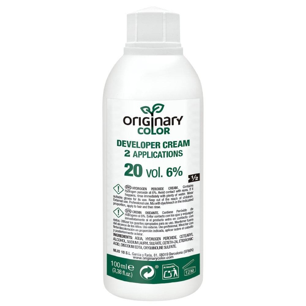 Originary Color - Kit de Coloración Profesional Permanente Color 8-0 Rubio Claro