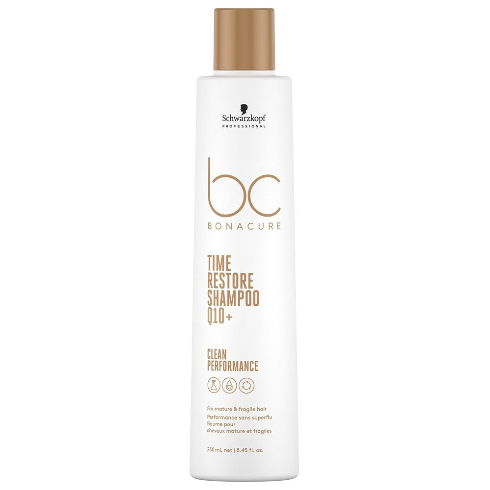 Schwarzkopf - Champú Antiedad BC Bonacure Clean Q10+ Time Restore 250 ml