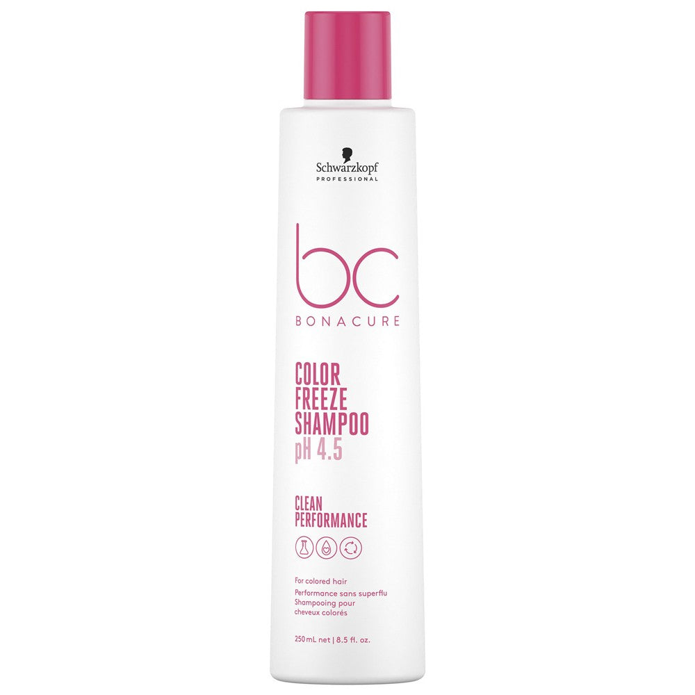 Schwarzkopf - Champú para Cabello Teñido ph 4.5 BC Bonacure Clean Color Freeze 250 ml