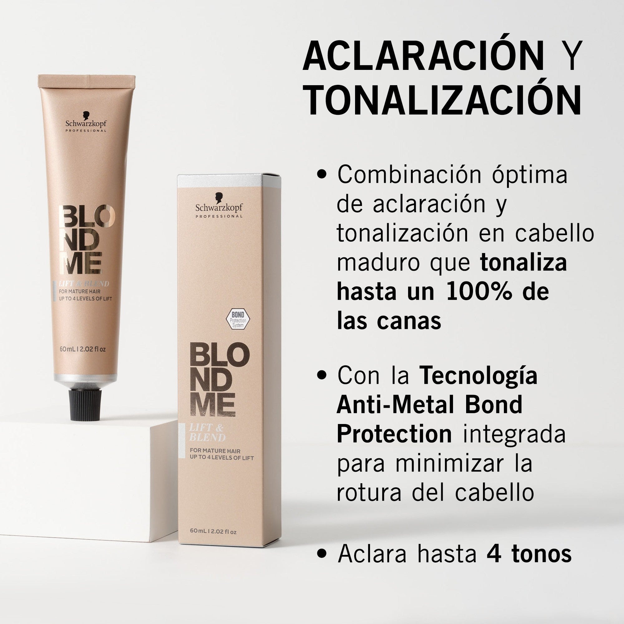 Schwarzkopf - Crema Aclarante y Tonalizante BlondMe LB-Biscuit 60 ml