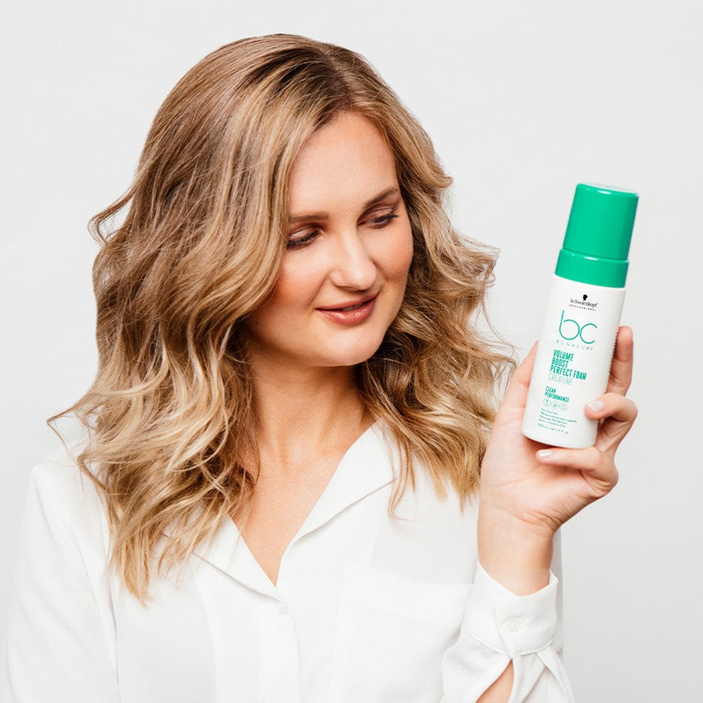 Schwarzkopf - Espuma Antiestática Perfecta BC Bonacure Clean Volume Boost 150 ml