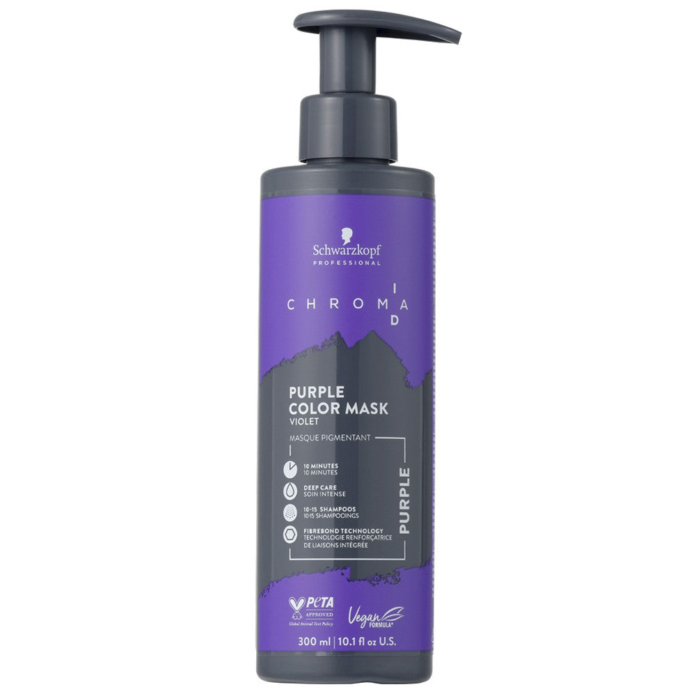 Schwarzkopf - Mascarilla De Color Morado Chroma ID PURPLE 300 ml