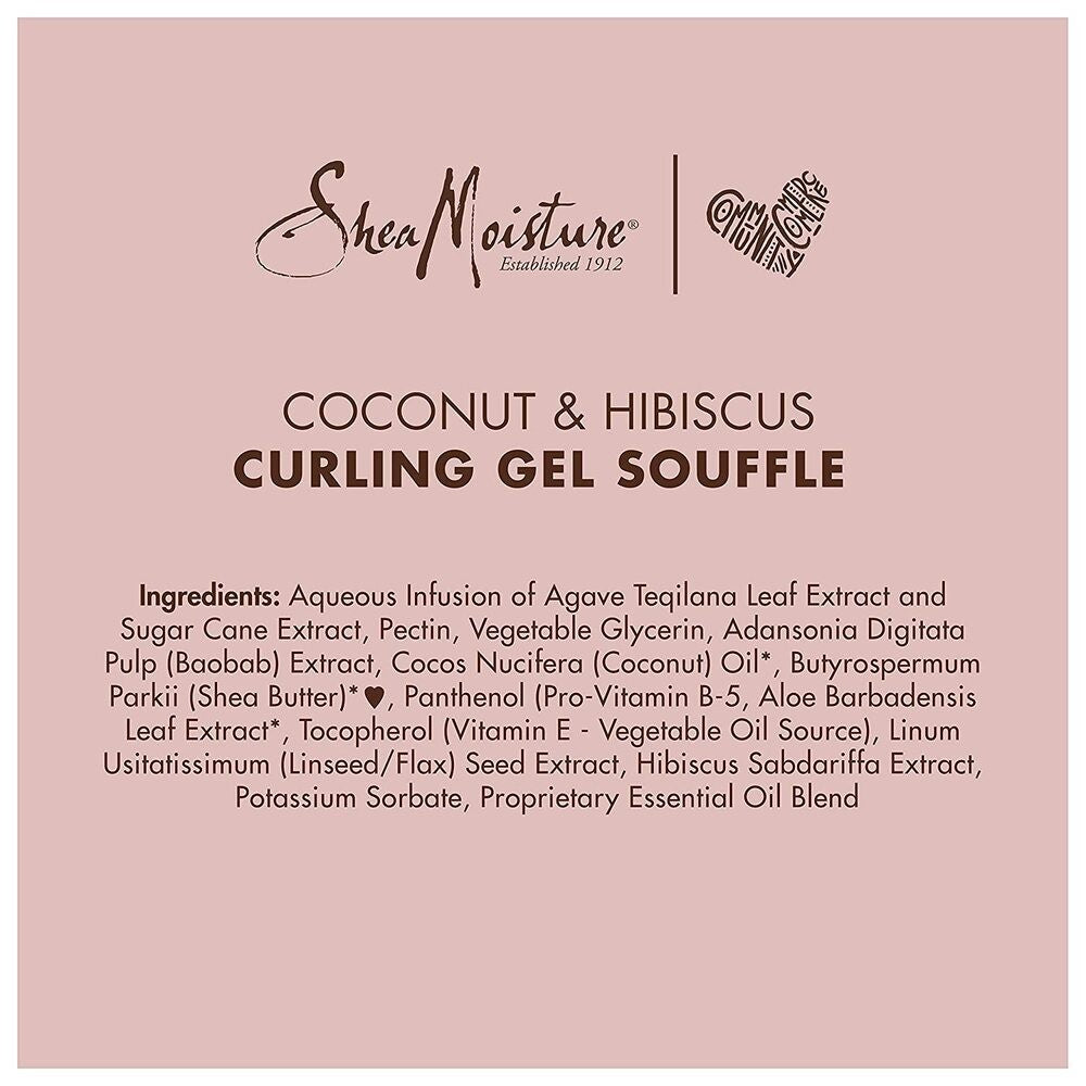 Shea Moisture - Gel Para Rizos Coconut & Hibiscus Curling Gel Souflé 326 ml