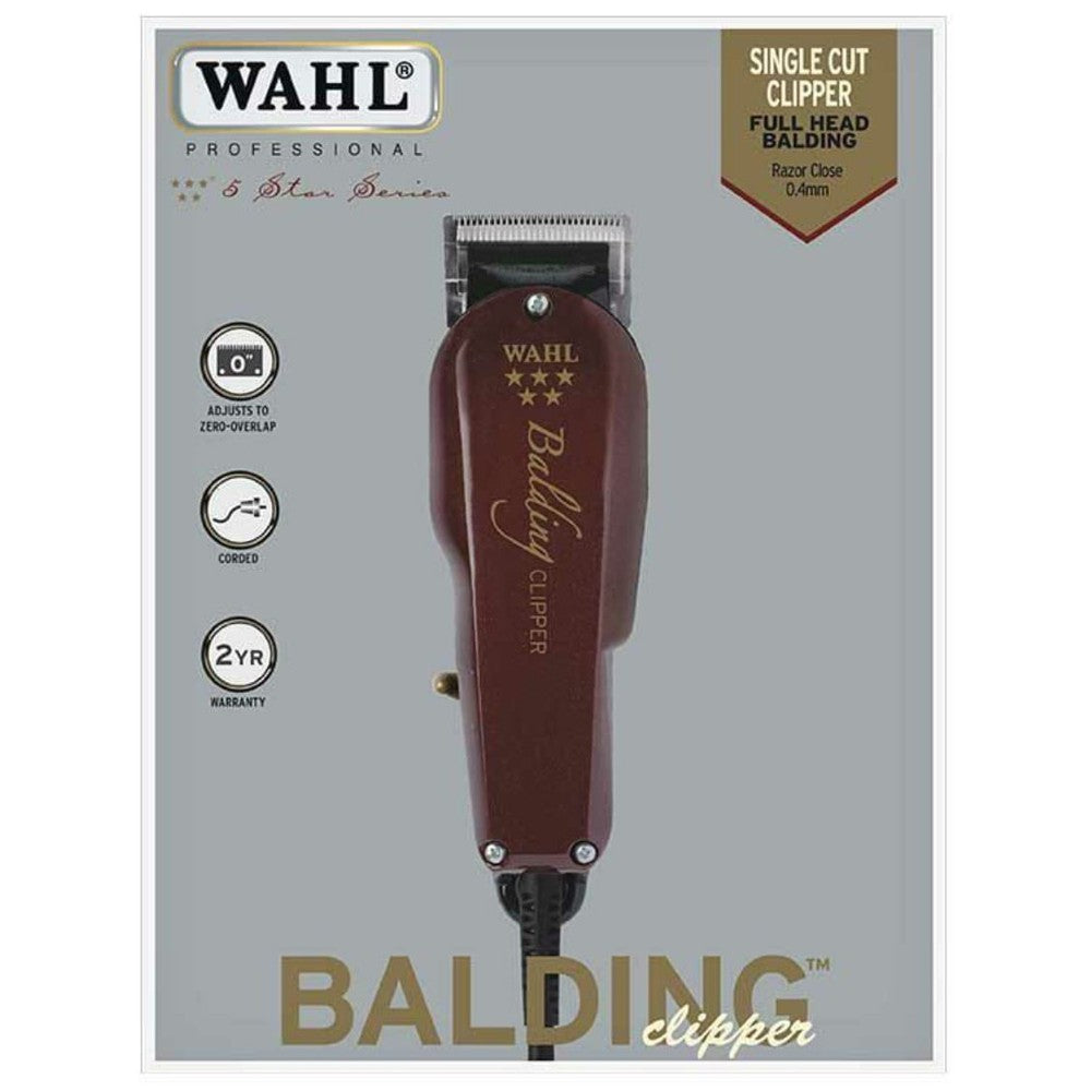 Wahl - Máquina de Corte Hair Clipper Balding 5 Star Red