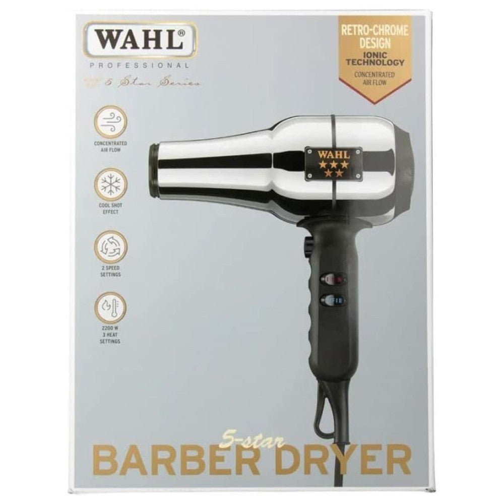 Wahl - 5 Star Barber Dryer Ionic Hair Dryer 4317-0470